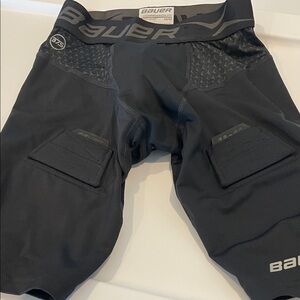 Bauer Black Padded Hockey Shorts